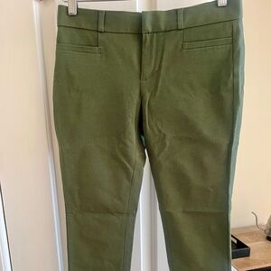 NWT Banana Republic 0P Olive Green Sloan pants